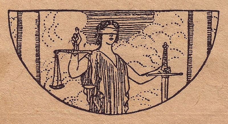 Divine quality of justice represented by Goddess Themis
